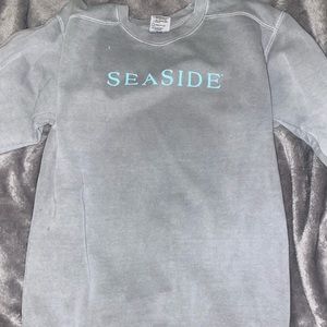 grey seaside crew neck size small